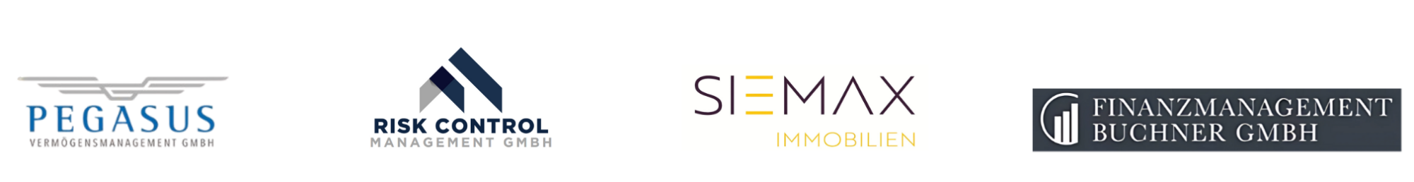 Logos der Partnerfirmen der Buchnergruppe